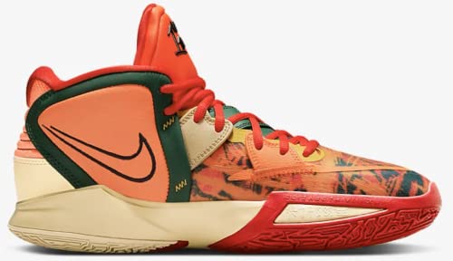 Image of Nike Kyrie Infinity 1 World 1 People DO9614-800 Safety Orange /Gorge Green /Sesame /Black Men's Basketball Shoes