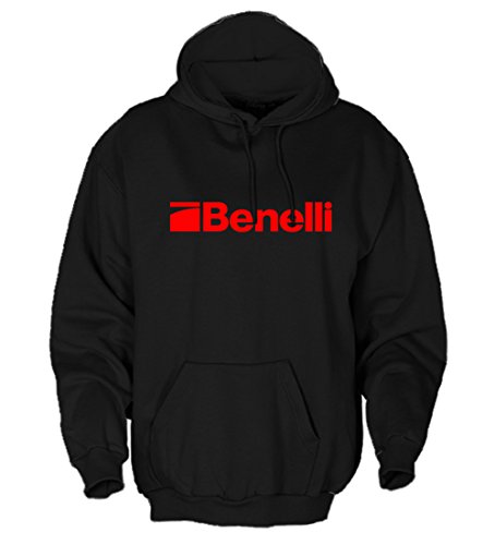 OS Outfitters Shotgun Hunting Hooded Fleece Logo Sweatshirt - XLarge Charcoal (Black, X-Large)