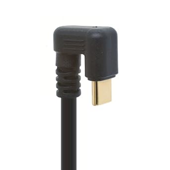 USB Type C Cable, 180 Degree Angle Type A 3.0 to USB C Gaming Cord | Type-C Data Sync and Charing Lead for Huawei P20, Mate 20 Pro, P10, Samsung S10, S9, S8 (1Meter)