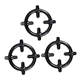 STOBAZA 3 piezas Soportes para Olla de Gas Reductores Redondos Antideslizantes para Estufa Compatibles con Cafeteras para Cocina y Comercial