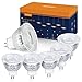 MR16 GU5.3 LED Lampe 4W, Tasmor warmweiß LED Spot Leuchtmittel, 420LM 2700K Reflektor, 12V 4W Ersatz für 40W Halogenlampen, Nicht dimmbar, 6er Pack