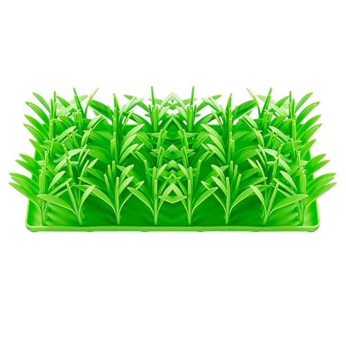 Tapis à priser pour chiens en silicone et herbe verte de fouille
