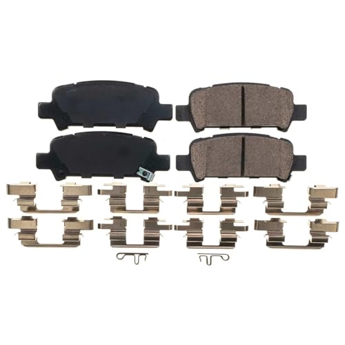Image of PowerStop Rear Brake Pads for Subaru Baja 2003-06 |Forester 1998-03 |Impreza 2000-03 |Legacy 2000-09 |Outback 2000-04 - Z17 Ceramic Brake Pads with Installation Hardware, 17-770