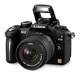 Panasonic Lumix DMC-G2 12.1 MP Live MOS Interchangeable Lens Camera with 3-Inch Touch Screen LCD and 14-42mm Lumix G VARIO f/3.5-5.6 MEGA OIS Lens (Black) (Renewed)