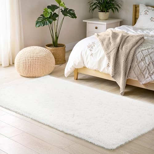 BEIMO Tapis Chambre Shaggy Moderne à Poils Longs et Moelleux, Doux Tapis de Sol Pelucheux Dessous...