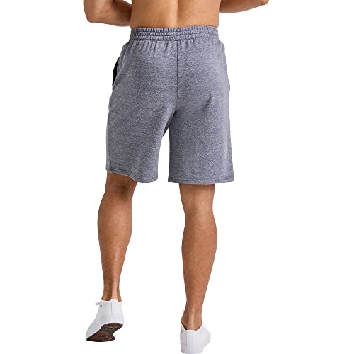Hanes mens Originals French Terry Sweat Shorts, Pull-on Athletic Shorts, 9"2