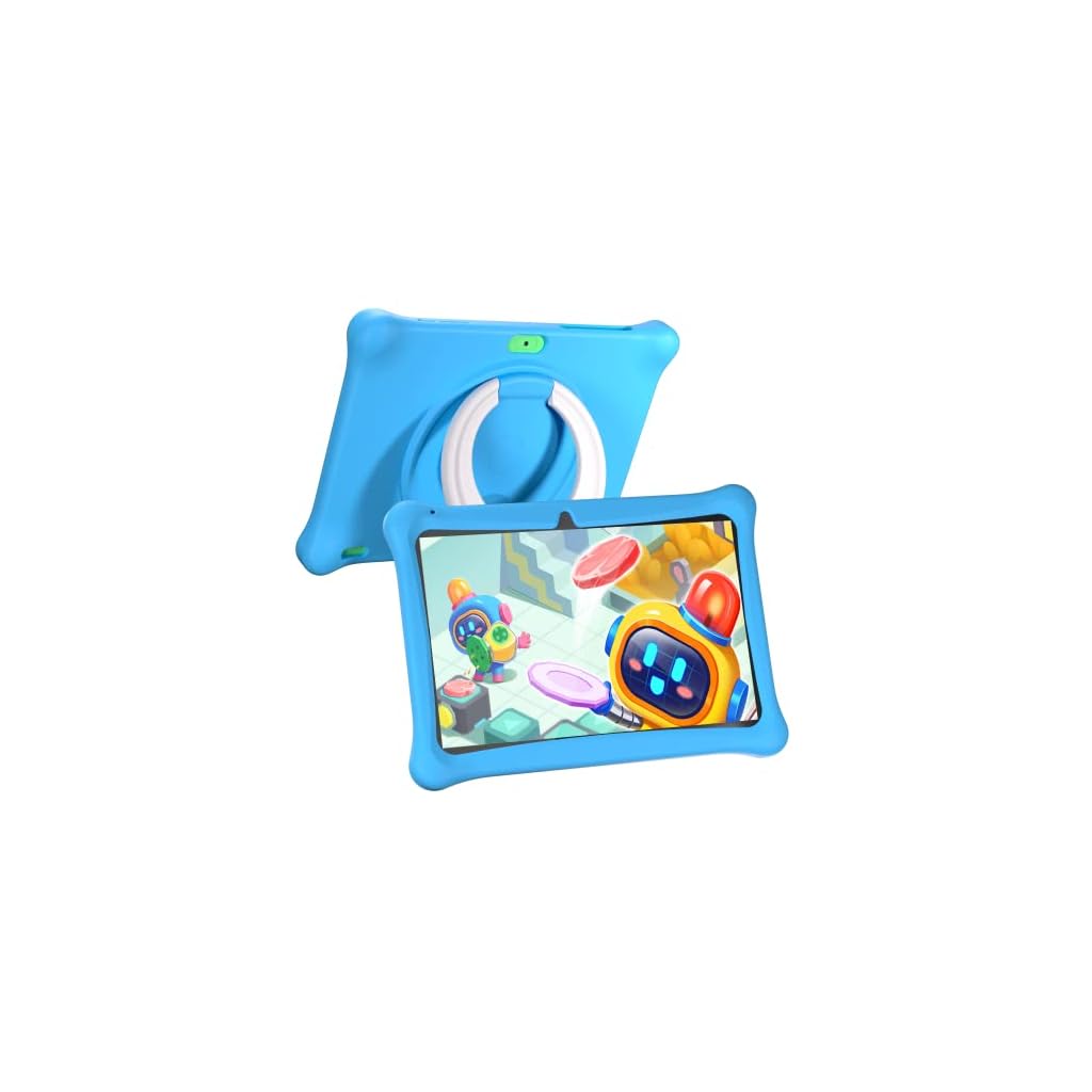 SGIN-Kids-Tablet-10-Inch-Tablet-for-Kids-2GB32GB-Android-12-Kids-Tablets-with-Case-WiFi-Parental-Control-APP-Dual-Camera-Educational-GamesiWawa-Pre-Installed-Blue