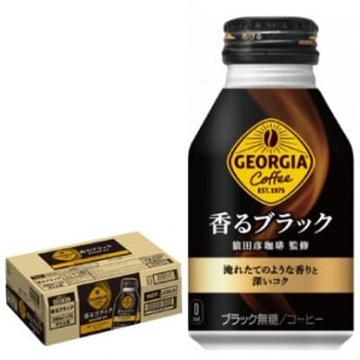 (毎月定期便)ジョージア香るブラック260mlボトル缶 24本入全3回