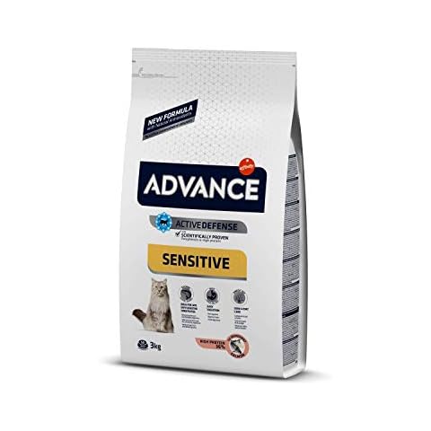 Advance Sensitive para gato adulto con salmón y arroz Cover