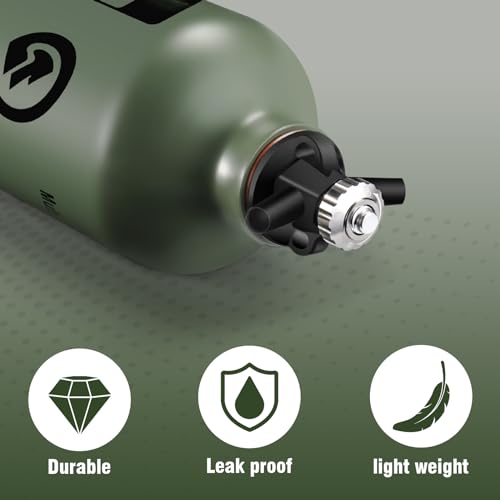 Fuel Bottle 1L for Camping Outdoor with Safety Valve - Image 3