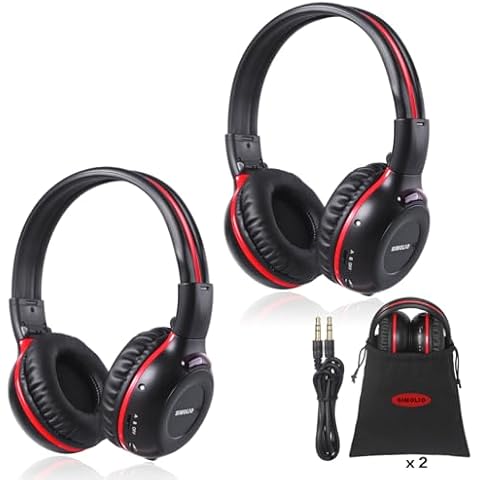SIMOLIO 2 Pack of Wireless Car Headphones Cover
