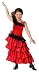 Child's Red and Black Spanish Princess Costume, Small