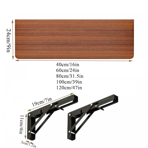 Peu encombrante table murale rabattable pour gagner de la place - 3