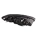 HEADLIGHTSDEPOT Chrome Housing Halogen Headlight Compatible with Chrysler PT Cruiser 2006-2010 Includes Right Passenger Side Headlamp