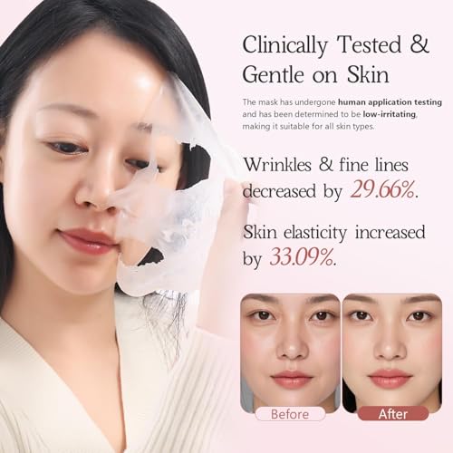 Image of KLIFFOO Collagen Night Wrapping Peel Off Facial Mask- 75ml Elasticity & Hydration Care, Reduces Sagging & Dullness, Korean Glass Skin Collagen Face Mask for Glowing Skin, Pore Lifting & Minimizing
