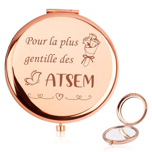 Cadeau Atsem D'école Fin D'Année Cadeau Atsem Maternelle Merci Atsem Miroir De Poche Cadeaux Atsem Cadeau Aesh D'école Fin D'Année Cadeau Creche Fin D'Année Merci Cadeau Assistante Maternelle