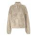 KONG JIMFAN Teddyjacke Damen Stillpullover 3 In 1 Jacke Daunenweste Softshelljacke Steppmantel Mädchen Kurz Trenchcoat Strickjacke Lang(Khaki,M)
