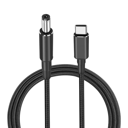 Cable USB-C a Dell punta redonda de 4.5 mm ideal para trabajar en cafés