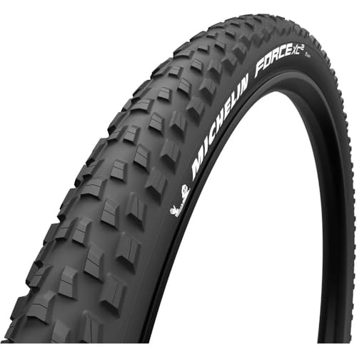 Michelin Force XC2 Performance Tubeless 29 x 2.25 MTB Tire with Gum-X Technology, HD Puncture Protection, Folding Bead, Light Trail Riding, Performance Line