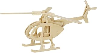 Comprar Marabu 0317000000003 Kids 3D - Puzzle de Madera (32 Piezas), diseño de helicóptero 26 x 13 cm, Color marrón