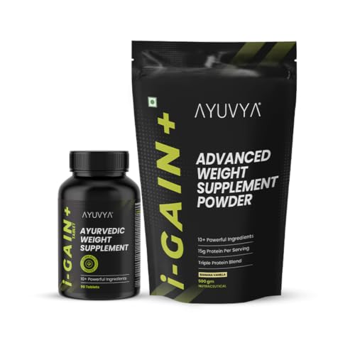 Ayuvya i-gain+ Powder & Tablets Combo - Image 2