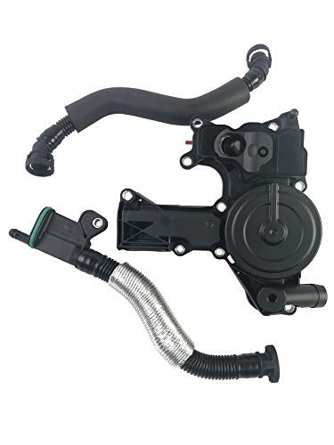 Beasteel 06H103495 PCV Engine Crankcase Vent Valve Oil Separator Breather Hose Kit for A3 A4 A5 Q5 TT VW Beetle CC Eos GTI Jetta Passat Tiguan 06H103495AH