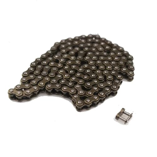 Cadena de conducción para motocicletas Cadena 25H compatible con quads de 49cc 4