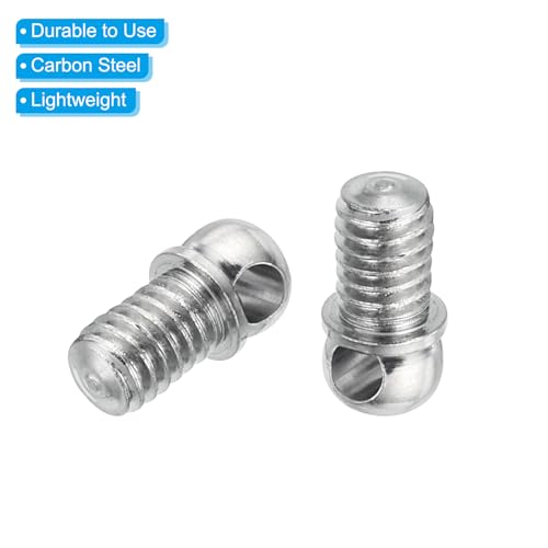 Image of PATIKIL M4x0.7 Eye Bolts, 30 Pack Screw Hook Loop Ring Decorative Light Fixture for Candle Pendant Lamp Chandelier DIY Project, Silver Tone