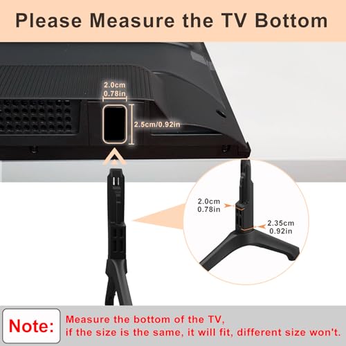 image for Maozhren TV Stand for Samsung TV Legs Replacement, for UN50TU7000FXZA 