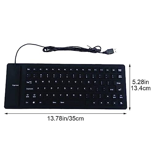 Clavier d'ordinateur USB étanche et pliable mini format