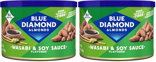 Image of Blue Diamond Almonds, Bold Wasabi & Soy Sauce, 6 Oz (Pack of 2)