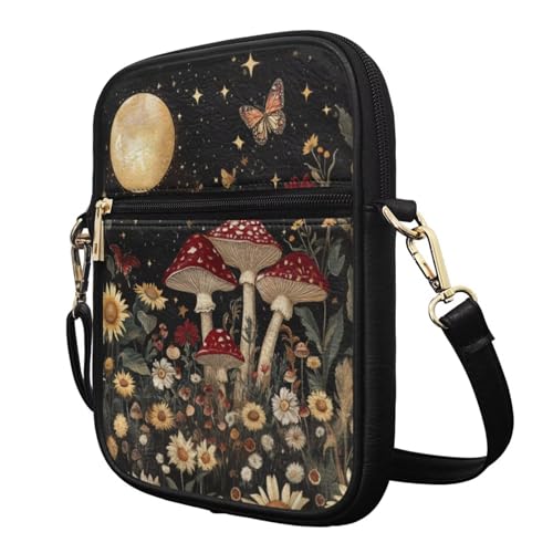 COEQINE Sunset Horse Messenger Bag for Women Crossbody Vintage Designs Leather Shoulder Bag for Ladies for Work2