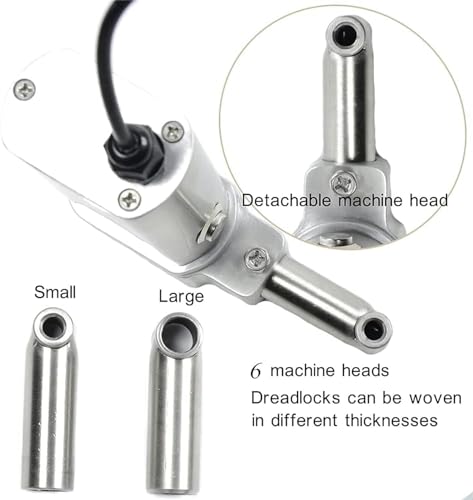 Machine à dreadlocks électrique sur la tête pour confectionner des extensions - 4
