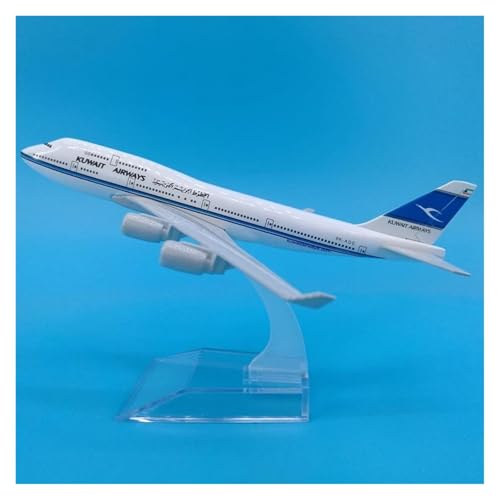 LIUSANG Skala samolotu 16 cm 1:400 dla 747 B747 model samolotu Kuwait Airways model stopu samolotu dekoracyjne pamiątki odpowiednie do ekspozycji