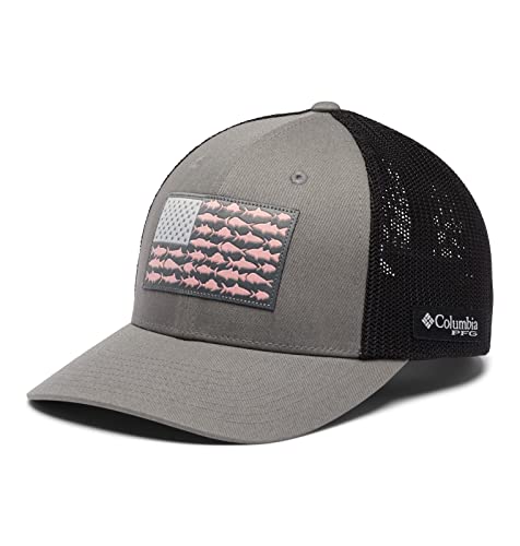Image of Columbia Unisex PFG Fish Flag Mesh Ball Cap