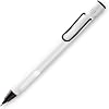 LAMY L119WTB Safari Mechanical Pen, White Black Clip, 0.02 inch (0.5 mm), Limited Edition