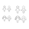 Plush Bunnies and Bear Sewing Pattern Kit, Code 9306