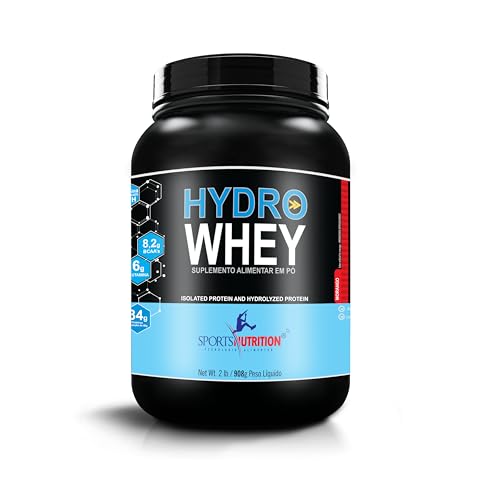 Hydro Whey - 908g - Sabor: Morango- Sports Nutrition