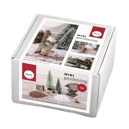 RAYHER Mini Gardening Pack Winter Dream – Assorted, Blue/Pink/Purple/Green, 1.7 x 1.6 x 1.07 cm