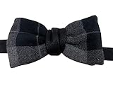  Antony Morato PAPILLON UOMO DOUBLE FACE TESSUTO E PELLE DIMENSIONI CM 9,5X4,5