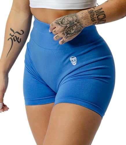 Image of Gymreapers Infinity Seamless Workout Shorts High Waist Biker Shorts for Women Athletic Gym Running Pilates Yoga Sport Short