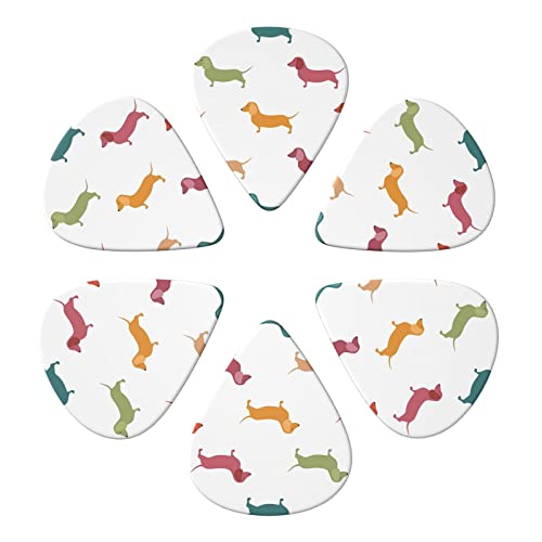 Lot de 6 médiators mignons teckels pour guitare acoustique, guitare électrique, basse, ukulélé – fins, moyens et épais. - Les Beatles, Paul McCartney, John Lennon, RIngo Starr, George Harrison Lot de 6 médiators mignons teckels pour guitare acoustique, guitare électrique, basse, ukulélé - fins, moyens et épais. – Image 5