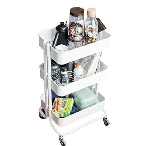 YuanYu Trolley - Beauty Salon Trolley Tool Cart Instrument Cart Mobile Shelf shelf trolley (Color : D, Size : 45 * 35 * 77cm)