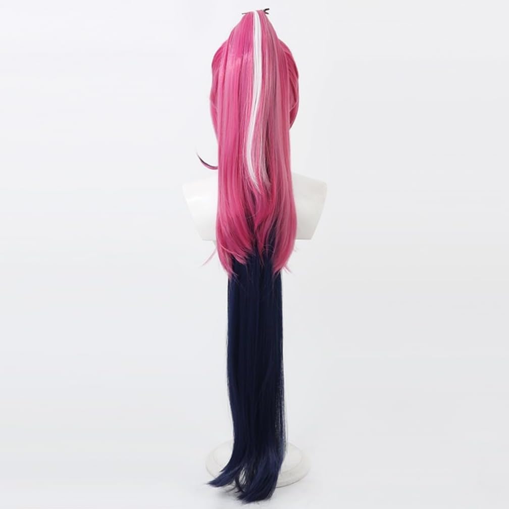 Anime SPY × Family Yor Forger Cosplay Perruque, Noir Long Cheveux Raides Costume Perruques Halloween Party Comic Perruque Perruque Cap