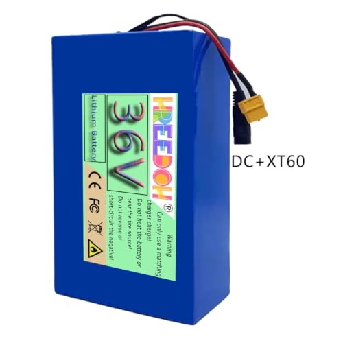 Batería de litio de 36V para sustituir acumulador agotado en patinetes eléctricos con cargador 3