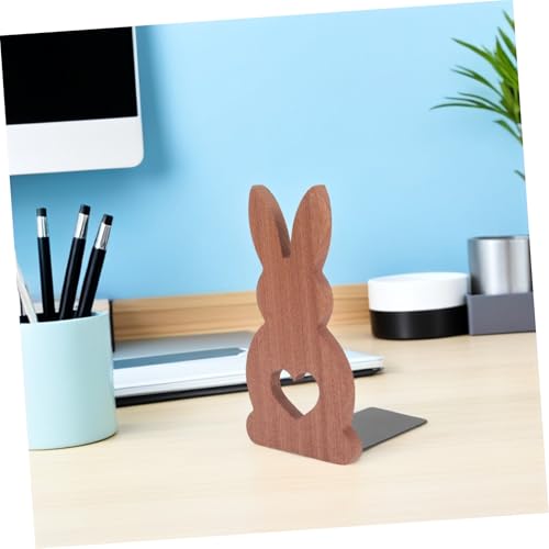 Pupitre de lecture lapin marron pour étagère de la maison