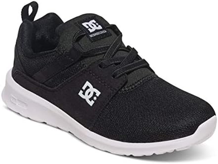 DC Unisex-Child Heathrow Skate Shoe, Black/White, 11 M M US Big Kid | Image 1