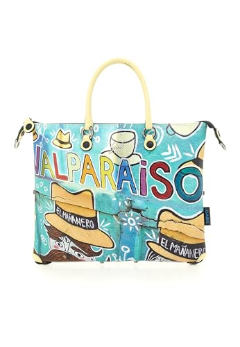Gabs Sac Plat G3 Plus M 566 Valparaiso : sac à main transformable en cuir