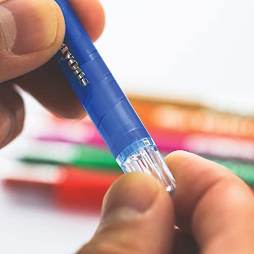 Bazic 8 Color Twistable Crayons, Twist Up Propelling Assorted Color Crayon, Coloring Drawing Art Supplies For Office School Kids Children, 24-Packs #TOP6