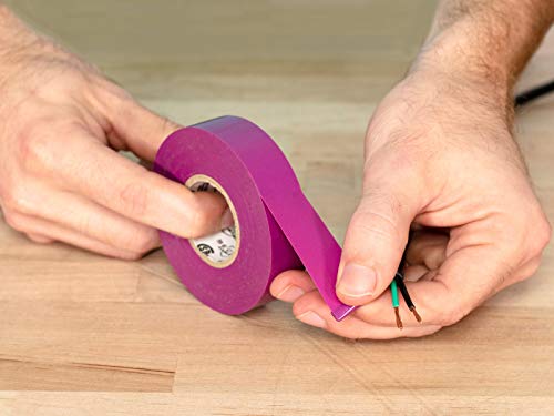 Image of Secure Purple Electrical Tape 3 /4 Inch x 66 Feet - Single Roll